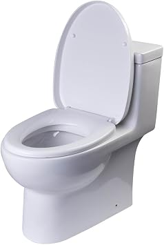 EAGO R-359SEAT Replacement Soft Closing Toilet Seat for TB359, White