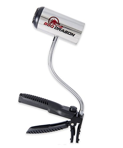 BBQ Dragon Charcoal Fan - Cordless Grill Fan for Camping, Fireplace, and Smokers - Heavy Duty BBQ Air Blower with Adjustable Clamp - Portable Fire Blower for Fireplace and Campfire