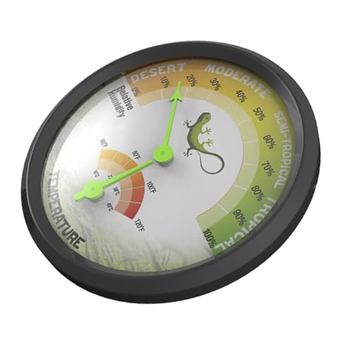 BCOATH Thermometer Reptile Humidity Gauge Digital Temperature Meters Reptile Thermometers