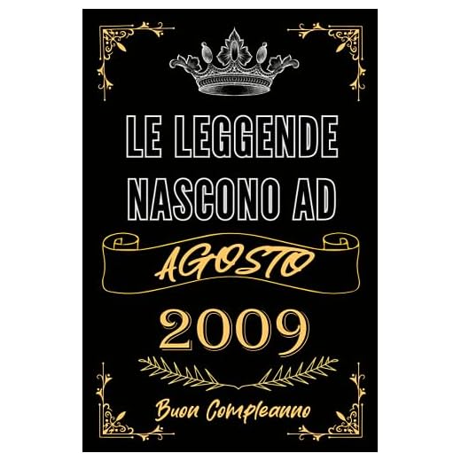 Le leggende Nascono Ad Agosto 2009: Idea Regalo di compleanno 14 anni originale per ragazze e ragazzi / Quaderno a righe"