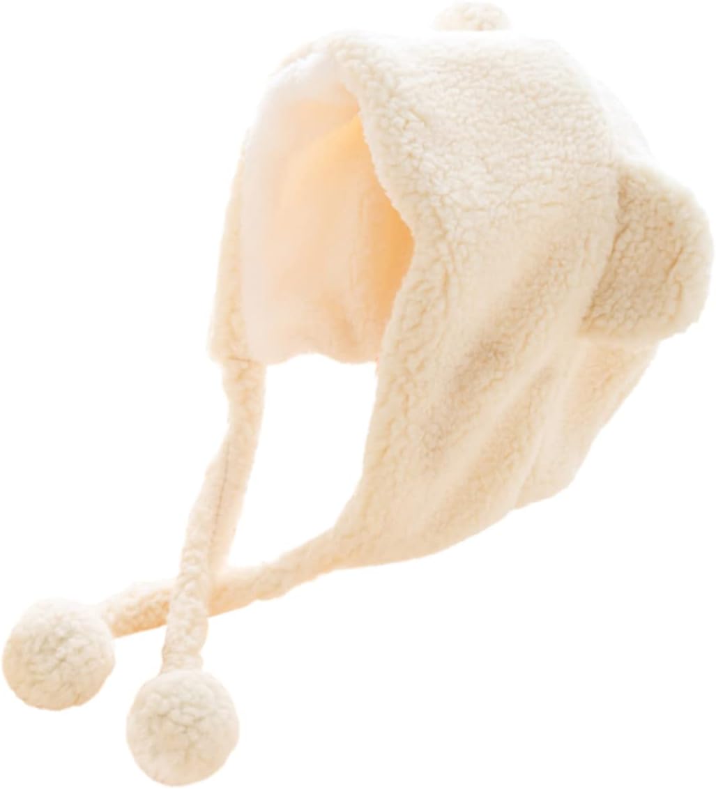 1pc Women's Beanie Comfortable Hat Female Cap Cold- Hat Girl Hat Cartoon Hat Girl Warm Hat Ear