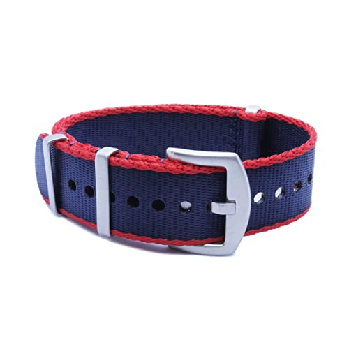 Image of WAMD Seat Belt NATO Watch Straps /Bands - 18mm,20mm,22mm and 24mm Nylon Watch Straps for Watches - Multicolour Options