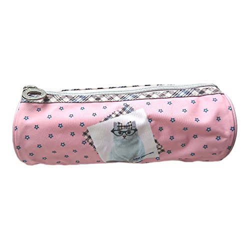 Téo Jasmin - Trousse Fourre Tout Rond 22 x 8 cm - Jasmine
