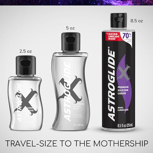 Image of Astroglide X Silicone Lubricant Bottle, 2.5 oz /73 ml