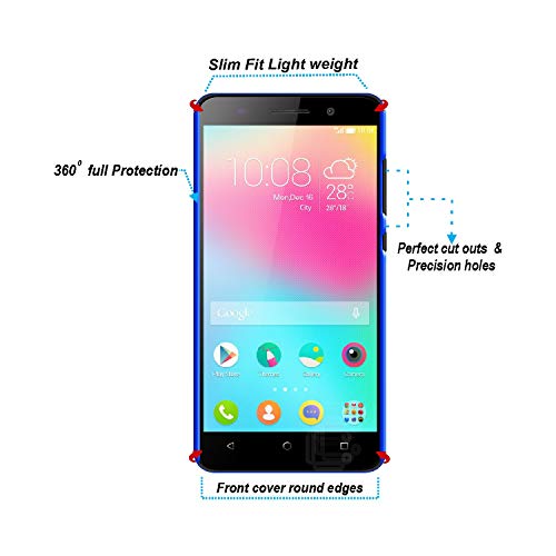 Image of Case Creation Back case for Honor 4X (2019),Huawei Honor4X 2019 (5.5-inch) Matte Finish Back case Cover Guard Color - Royal Blue