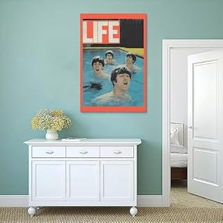 YBRAVO Poster décoratif sur toile The Beatles Life - Impression d'art moderne pour chambre à coucher - 60 x 90 cm – Image 4