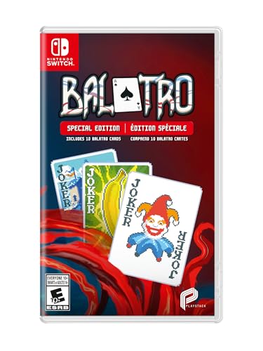 Balatro Special Edition Nintendo Switch ideal para jugar partidas rapidas de viaje en tren