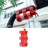 JeCar Fire Extinguisher Holder Adjustable Roll Bar Extinguisher Strap for 1987-2020 Jeep Wrangler JK JL TJ CJ YJ & 2020 Jeep Gladiator JT, Red