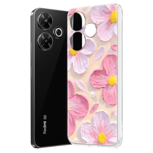 Image of Fashionury Designer Soft Back Cover Case Compatible for Redmi 13 5G, Printed,Transparent,Flexible, Silicon for Redmi 13 5G -D1142