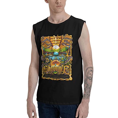 Shpongle Tank Tops Boys Summer Novelty Round Neck Sleeveless Shirts Black #TOP1