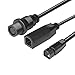 usvehj 720107-1 Transducer Adapter Cable 10ft. Replace for 9-M360-2-DDI-Y Mega 360 & 2D/MDI 7-Pin Y-Cable, fit for Helix 15/12/10/9/8 Fish Finders, Compatible with MEGA 360