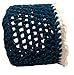 Toilet Paper Cover Sparkle Blue White Shell Round Handmade Crochet