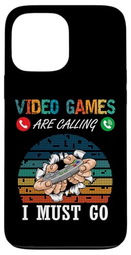 Video Games Are Calling And I Must Go Funny Player �Q�[�}�[�{�[�C �X�}�z�P�[�X iPhone 13 Pro Max �p