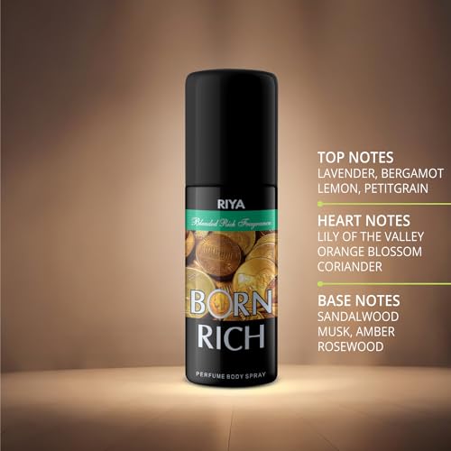 Image of Riya Bindas & Melody Orchestra & Thunderheart & Women & Born Rich & Black Rock Deodorant For Unisex 40 ML Each