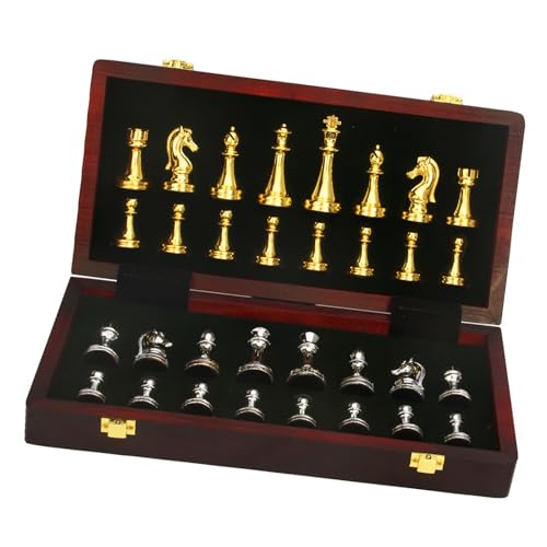 Jeu d'échecs pour la maison et l'extérieur à pieds rabattables