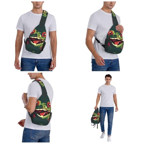 Bolsa pequeña de hombro tipo sling para senderismo miniatura 7