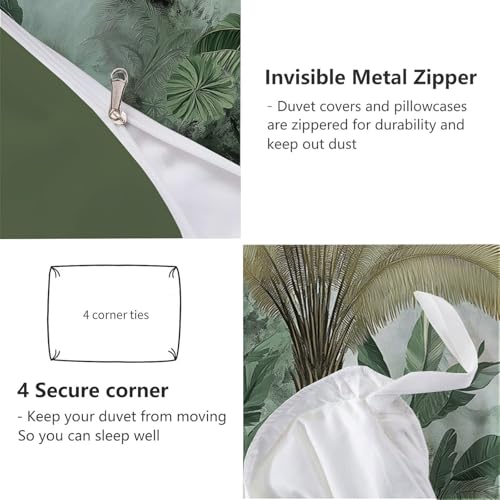 Housse de couette vert matcha rétro pour transformer la chambre junior