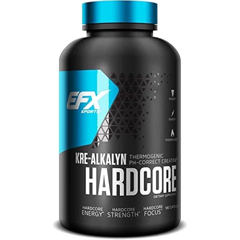 All American EFX Kre Alkalyn Hardcore, 120 caps, Build Muscle & Enhance Performance Cover