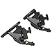 1 Pair Hydraulic Disc Brakes Set Aluminum Alloy Front Rear Line Pulling Hydraulic Disc Brake Caliper for Road Cycling(A Pair of Front and Rear Calipers Black)