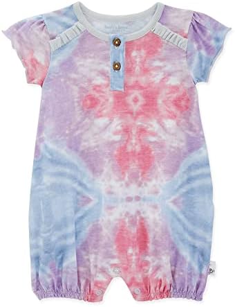 Burt’s Bees Baby Baby Girl’s Romper Jumpsuit, 100% Organic Cotton One-Piece Coverall