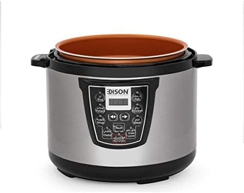 قدر ضغط كهربائي EDISON ELECTRIC سعة 10 لتر 1600 وا...