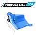 Bawkars 4 PCS Car Hose Guide, Plastic Anti-winding Car Washing Tire Hose Roller, Detailing Tire Hose Guide with Portable Hanging Hole, Fit for Most Cars (Blue)