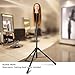 Wig Stand Tripod Mannequin Head Stand Heavy Duty Metal Adjustable Wig Head Stand for Canvas Block Head Styling Making Wigs Displaying Cosmetology Hairdressing Training Manikin Head with Carry Bag