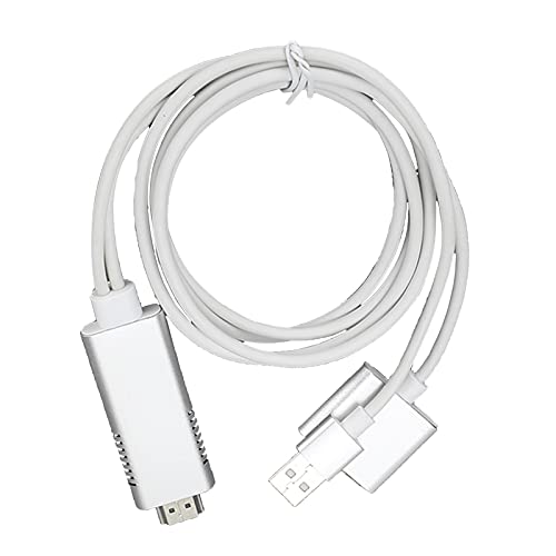 Ghzste Cable Adaptador Espejo, USB Hembra a HD Interfaz Multimedia Macho Cable para, Espejo Monitores o Expandir Pantalla Portátil Diseño Disipación