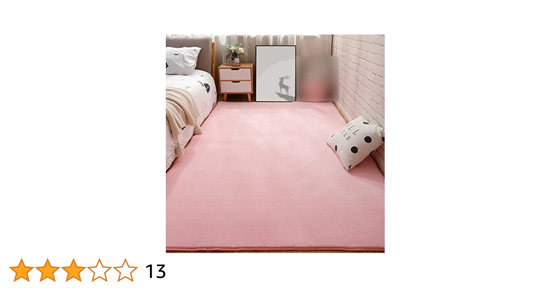 【新品送料無料‼️】ピンクラグカーペット200×250サイズ サイズ:200*250cm_色:ピンク】カーペット ラグ 洗える