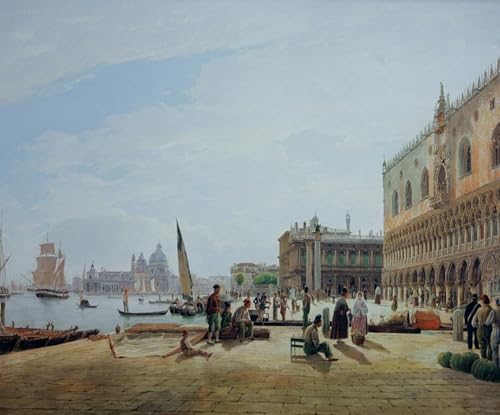 Impression décoration murale haut de gamme : le Palais des Doges revisité en graffiti 60x90cm