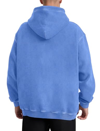 Image of Hatant Oversized Hoodie Sweatshirts for Men Couples Heavyweight Hoodies Pullover Vintage Mens Acid Wash Sweaters Clothes 2026