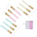 9 pcs Silicone Face Mask Brushes, Facial Mud Applicator Clay Tools for Charcoal Mixed Mask Soft with 2 Pcs Facial Headband