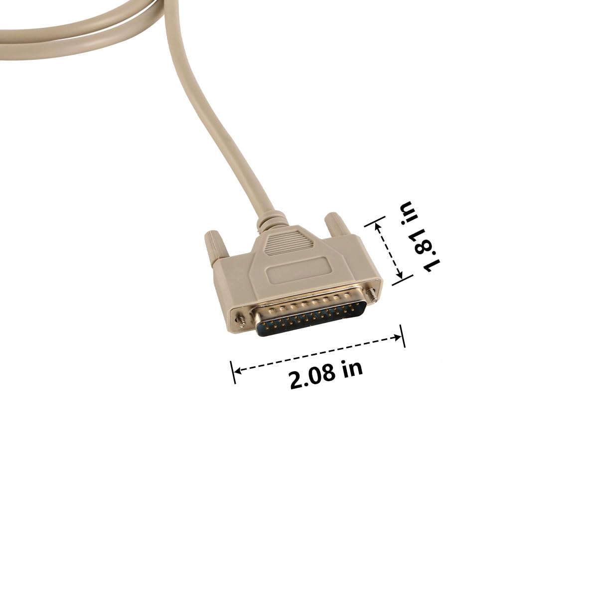 Cavo Dati per Stampante Cavo di Estensione LPT per Stampante Professionale ad Alta velocità da 1,5 m a 25 Pin per Porta parallela DB25 Maschio-Maschio
