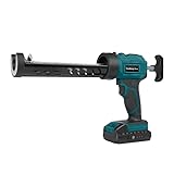 Akku Kartuschenpresse Kompatibel mit Makita Akku-18V, LED-Licht, Elektrische Kartuschenpistole Silikonpistole Akku für 300-310 ml-Kartuschen (Ohne Akku)