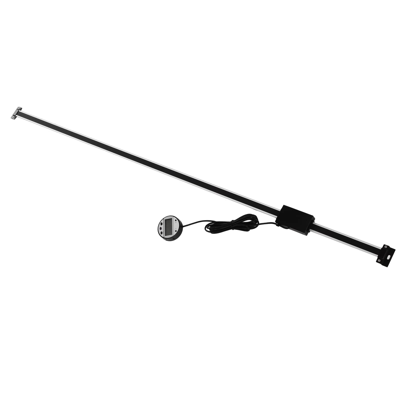 Marhynchus Marhynchus Lectura Digital Lineal, Regla LCD de Acero Inoxidable para Medición de Precisión, Escala Imperial Métrica de 0 a 1000 Mm para Maquinistas y Entusiastas del Bricolaje (Cuadrado