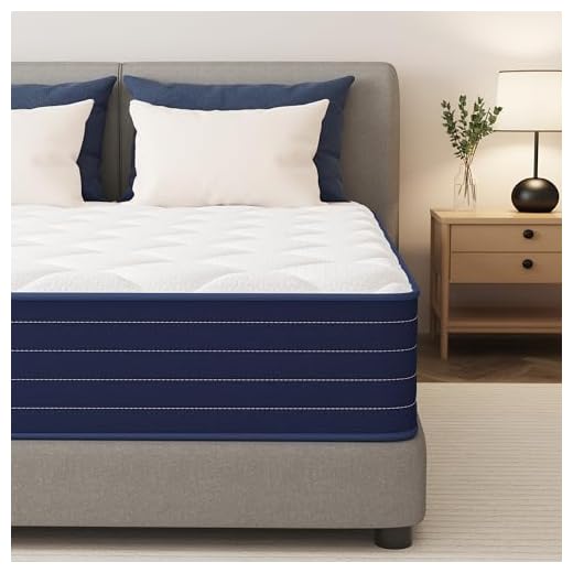 PurrJoys Materasso Matrimoniale 140x200x25cm, Memory Foam e Molle Insacchettate, Rigidità Media, Traspirante, Isolamento del Movimento, Certificato CertiPUR-US® e Oeko-TEX®, Senza Fibra di Vetro