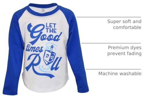 Image of Unique Baby Boys Long Sleeve Raglan Graphic T-Shirt for Toddlers and Kids