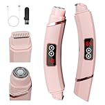LPQKCcY Rasoio Elettrico Donna, 2-in-1 Epilatore Elettrico Donna Parti Intime Depilatore Corpo Indolore Bikini Trimmer Depilazione per Viso, Labbro, Mento, Ascelle e Gambe