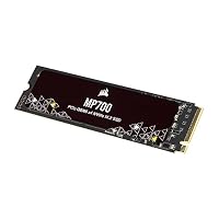 Corsair – Corsair MP700 2TB PCIe Gen5 x4 NVMe 2.0 M.2 SSD - High-Densi