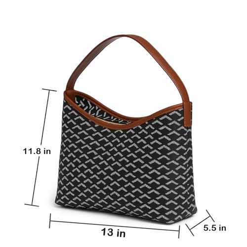 Bolso Tote Hobo de Cuero Vegano para Mujer miniatura 5