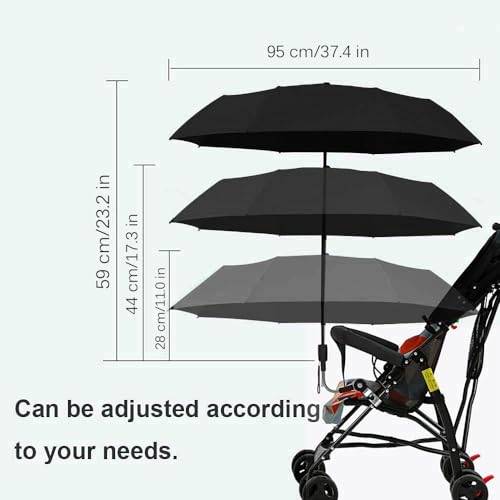 image for Nakazawa Universal Baby Stroller Sun Protection Parasol, with Umbrella