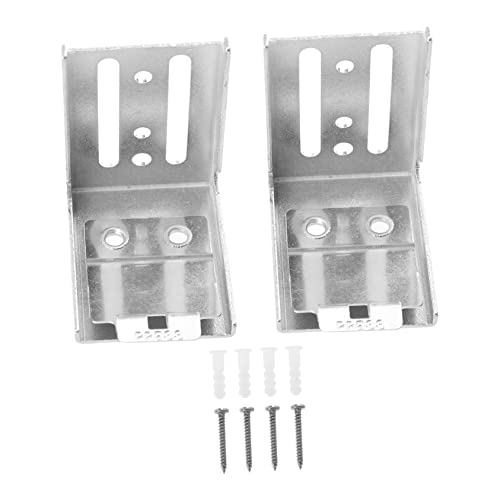 2pcs Curtain Installation Code Blind Vertical Mounting Bracket Curtain Track Mounting Code Curtain Rail Mounting Bracket Home Curtain Supplies Curtain Rail Install Brackets