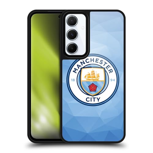 Coque Samsung Galaxy A55 5G Manchester City gel bleu badge