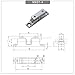 Zinc Alloy Industrial Equipment Ball Lock Elastic Buckle Lock Industrial Equipment Cabinet Hidden Door Lock 1Pcs(MX07-4 32MM)