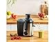 Moulinex Frutelia + Moulinex Entsafter, 400 W, 2 Geschwindigkeitsstufen + Impuls, kompakter Entsafter, Fruchtfleischsammler 950 ml, Tropfstopp, spülmaschinengeeignet JU420D10