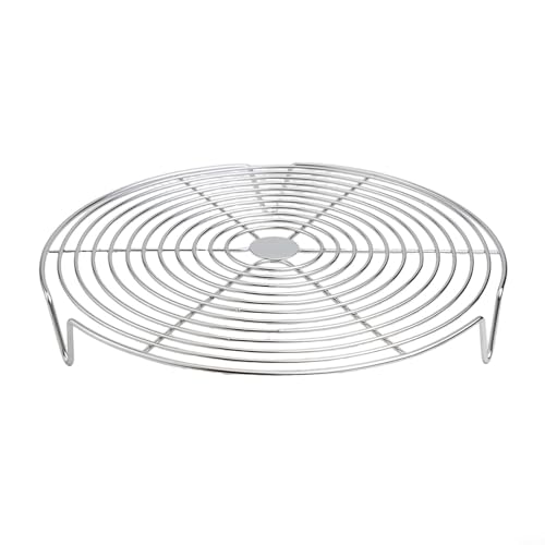 Soporte de acero inoxidable para cocinar al vapor, bandeja multiusos para cocinar al vapor, inserto para albóndigas, verduras, huevos, olla a presión, compatible con varias ollas (28 cm)