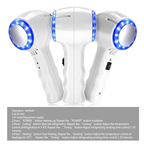 Shrinika Cold Hammer Facial Massager Skin Lift Anti Aging Blue Photon