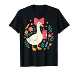 Coquette Silly Goose Teacher Floral Back to School T-Shirt