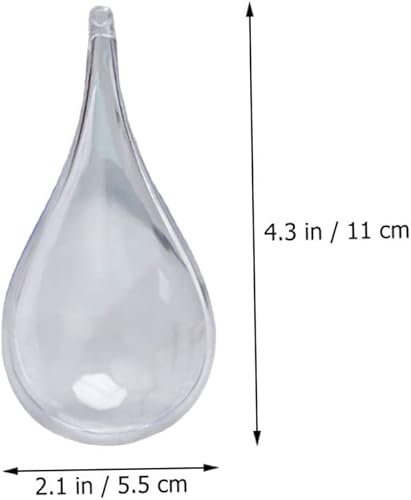 Miniatura 2 de BESTOYARD Decoración navideña, 32 bolas de adorno transparentes, adornos transparentes, adornos de árbol, adornos de plástico transparente, adornos