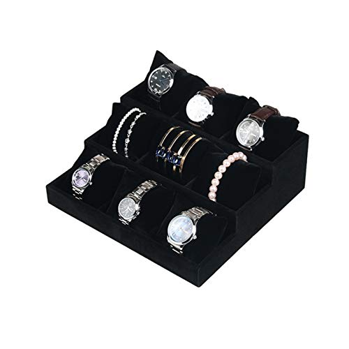 Organisateur de montre pour tiroir dressing et comptoir de bijoux